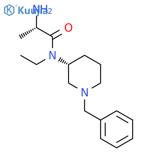 (S)-2-Amino-N-((R)-1-benzyl-piperidin-3-yl)-N-ethyl-propionamide structure