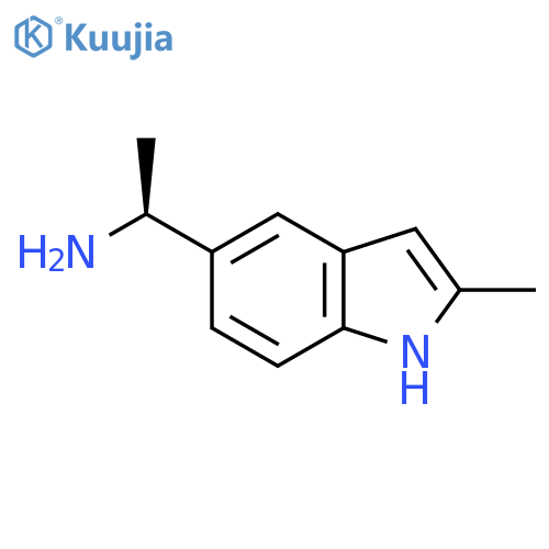 (1S)-1-(2-methyl-1H-indol-5-yl)ethan-1-amine structure