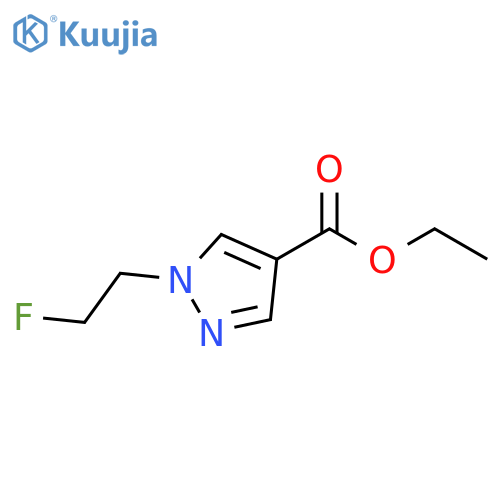 1-(2-Fluoro-ethyl)-1H-pyrazole-4-carboxylic acid ethyl ester structure