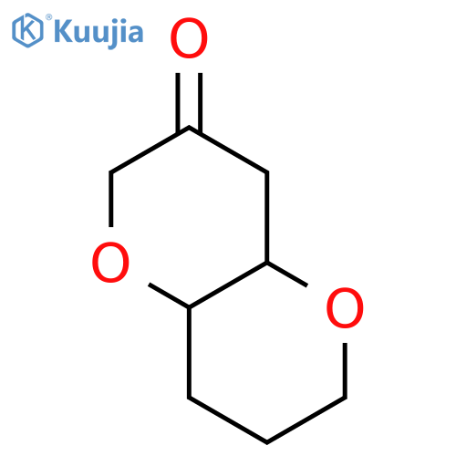 Pyrano[3,2-b]pyran-3(2H)-one, hexahydro-, cis- structure
