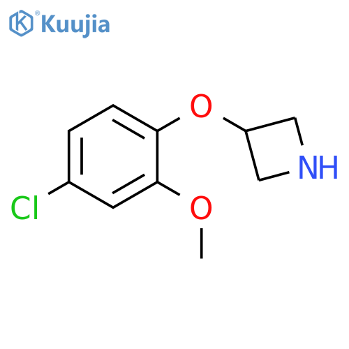 3-(4-chloro-2-methoxyphenoxy)azetidine structure