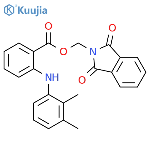 Benzoic acid, 2-[(2,3-dimethylphenyl)amino]-,(1,3-dihydro-1,3-dioxo-2H-isoindol-2-yl)methyl ester structure
