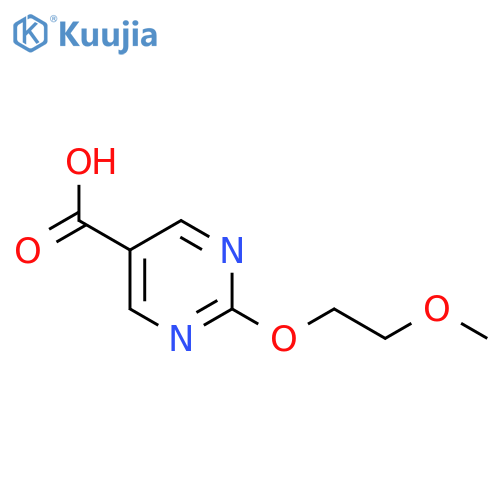 2-(2-Methoxyethoxy)pyrimidine-5-carboxylic acid structure