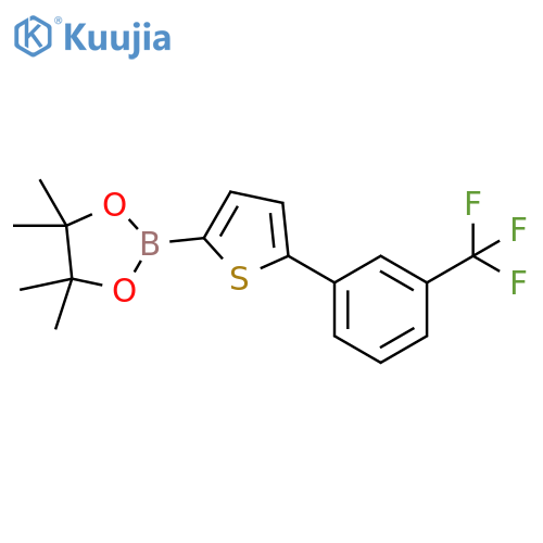 5-(3-Trifluoromethylphenyl)thiophene-2-boronic acid pinacol ester structure
