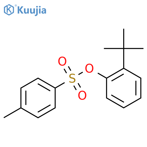 2-Tert-butylphenyl 4-methylbenzene-1-sulfonate structure