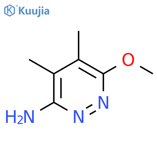 6-Methoxy-4,5-dimethylpyridazin-3-amine structure