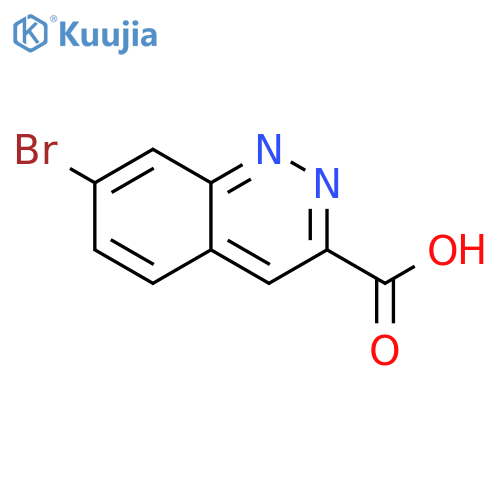 3-Cinnolinecarboxylic acid, 7-bromo- structure
