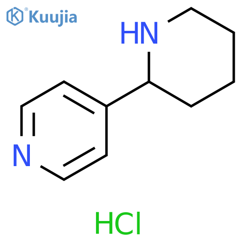 4-(piperidin-2-yl)pyridine hydrochloride structure