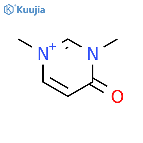 1,3-dimethyl-4-oxo-3,4-dihydropyrimidin-1-ium structure