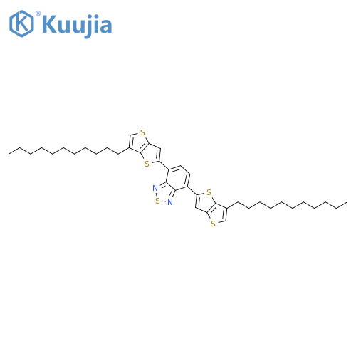 4,7-bis(6-undecylthieno[3,2-b]thiophen-2-yl)benzo[c][1,2,5]thiadiazole structure