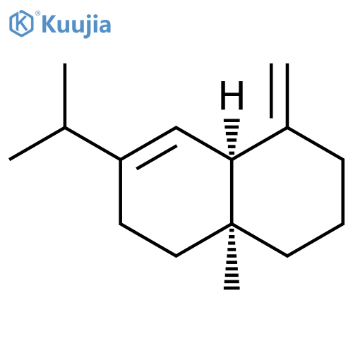Naphthalene,1,2,3,4,4a,5,6,8a-octahydro-4a-methyl-1-methylene-7-(1-methylethyl)-,(4aS,8aS)- structure