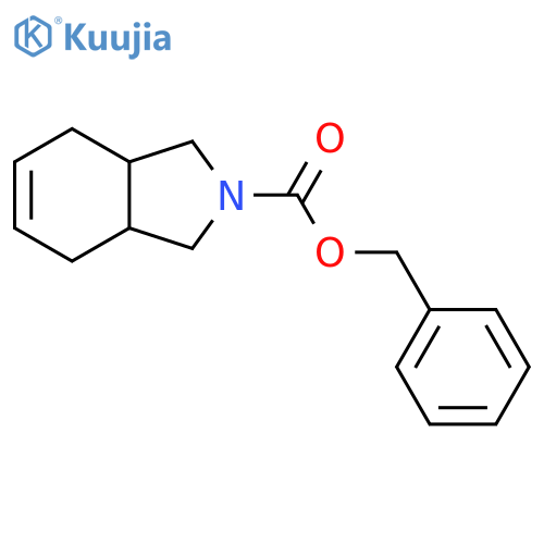 Benzyl 1,3,3a,4,7,7a-hexahydro-2H-isoindole-2-carboxylate structure