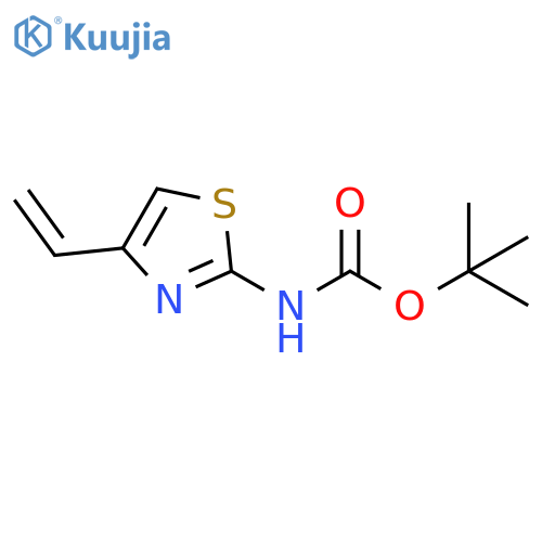 tert-butyl 4-vinylthiazol-2-ylcarbamate structure
