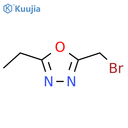 2-(bromomethyl)-5-ethyl-1,3,4-Oxadiazole structure