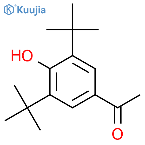 1-(3,5-Di-tert-butyl-4-hydroxyphenyl)ethanone structure