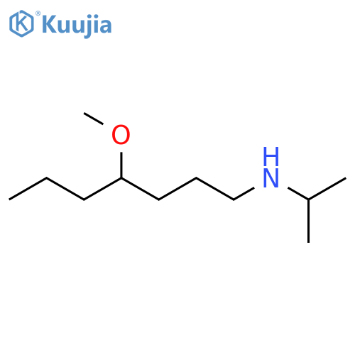 Isopropyl-(4-methoxy-heptyl)-amine structure