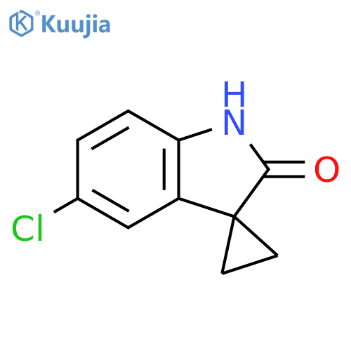 5'-chloro-1',2'-dihydrospiro[cyclopropane-1,3'-indole]-2'-one structure