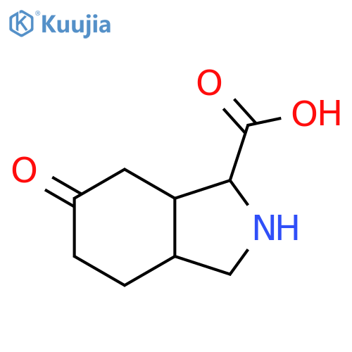 6-oxo-octahydro-1H-isoindole-1-carboxylic acid structure