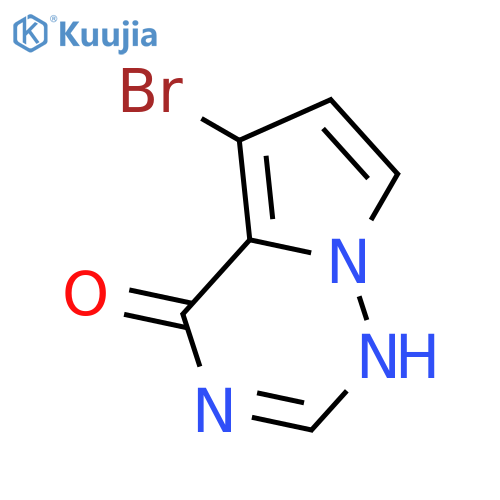 5-bromo-3H,4H-pyrrolo[2,1-f][1,2,4]triazin-4-one structure