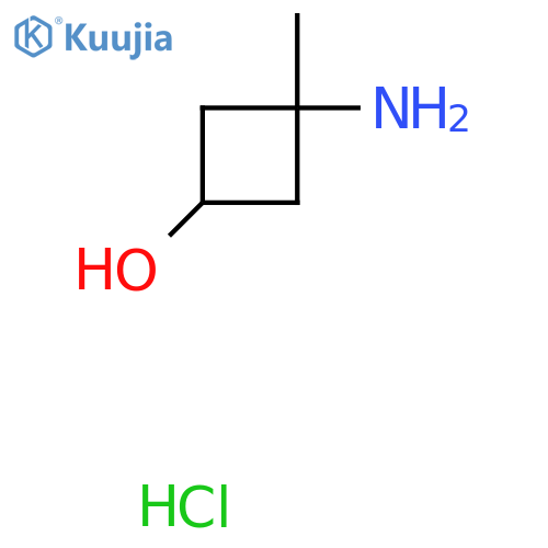 cis-3-amino-3-methylcyclobutanol hydrochloride structure