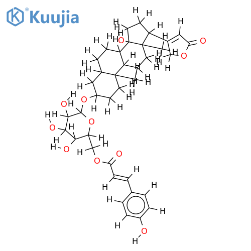 6'-O-(E-4-hydroxycinnamoyl)desglucouzarin structure