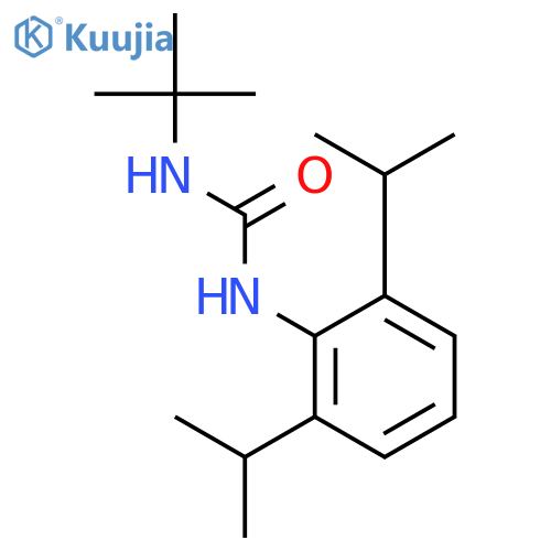 Urea, N-[2,6-bis(1-methylethyl)phenyl]-N'-(1,1-dimethylethyl)- structure