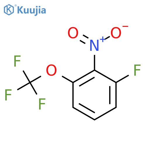 1-Fluoro-2-nitro-3-(trifluoromethoxy)benzene structure