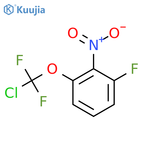 1-[Chloro(difluoro)methoxy]-3-fluoro-2-nitro-benzene structure