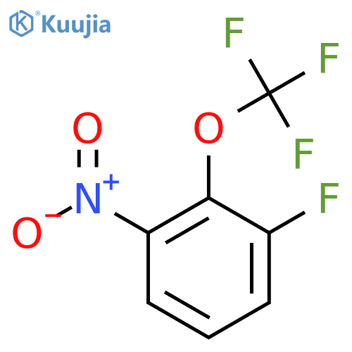 1-Fluoro-3-nitro-2-(trifluoromethoxy)benzene structure