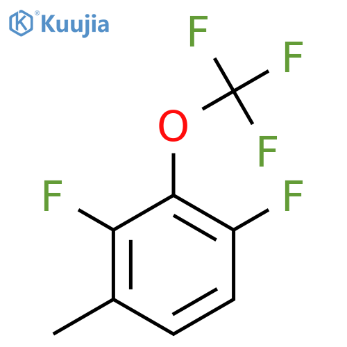 1,3-Difluoro-4-methyl-2-(trifluoromethoxy)benzene structure