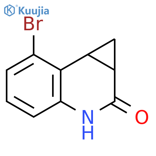 7-Bromo-3,7b-dihydro-1H-cyclopropa[c]quinolin-2(1aH)-one structure