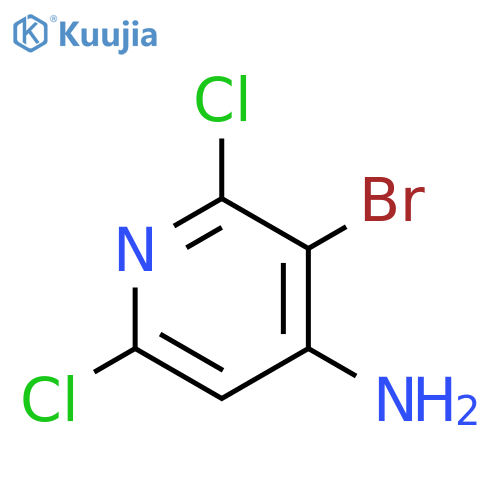3-bromo-2,6-dichloropyridin-4-amine structure
