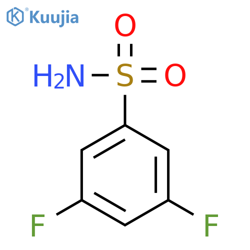 3,5-difluorobenzene-1-sulfonamide structure