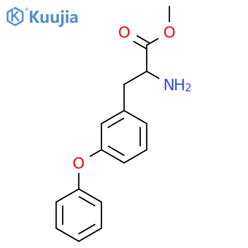 Methyl 2-amino-3-(3-phenoxyphenyl)propanoate structure