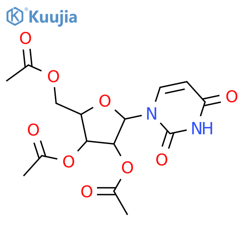 2,4(1H,3H)-Pyrimidinedione,1-(2,3,5-tri-O-acetyl-b-D-arabinofuranosyl)- structure
