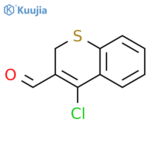 2H-1-Benzothiopyran-3-carboxaldehyde,4-chloro- structure