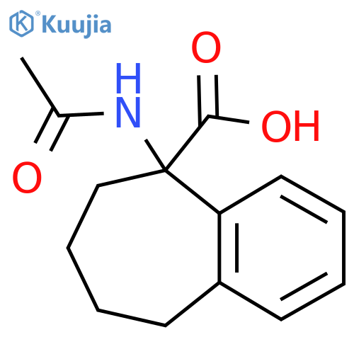 5-acetamido-6,7,8,9-tetrahydro-5H-benzo7annulene-5-carboxylic acid structure