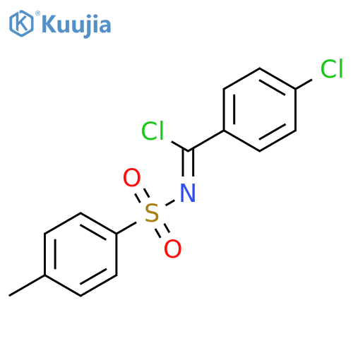 Benzenecarboximidoyl chloride, 4-chloro-N-[(4-methylphenyl)sulfonyl]- structure