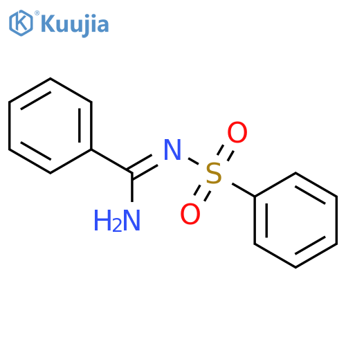 N-1-Amino-1-phenyl-meth-(Z)-ylidene-benzenesulfonamide structure