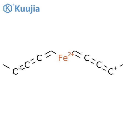 Iron(2+), bis(4-methyl-1,2,3-butatrien-4-ylium-1-yl)- structure