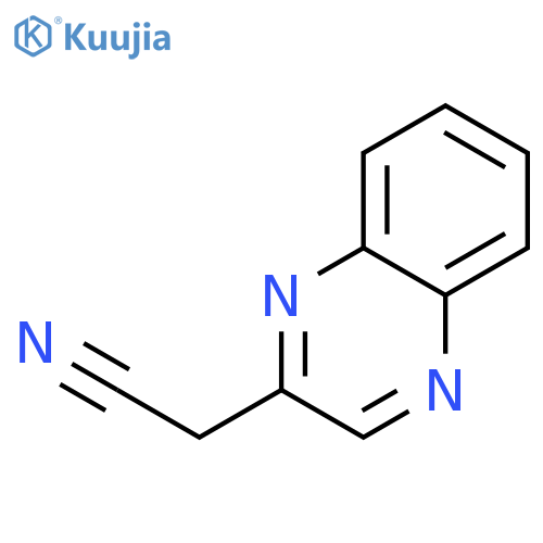 2-(quinoxalin-2-yl)acetonitrile structure