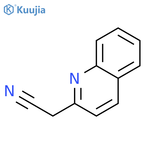 2-(Quinolin-2-yl)acetonitrile structure