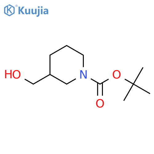 tert-butyl (3S)-3-(hydroxymethyl)piperidine-1-carboxylate structure