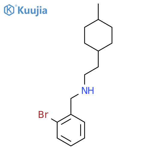 [(2-Bromophenyl)methyl][2-(4-methylcyclohexyl)ethyl]amine structure