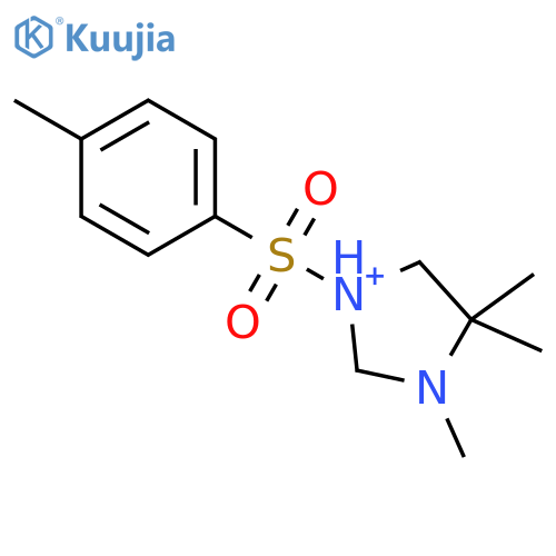 1H-Imidazolium,4,5-dihydro-1,5,5-trimethyl-3-[(4-methylphenyl)sulfonyl]- structure