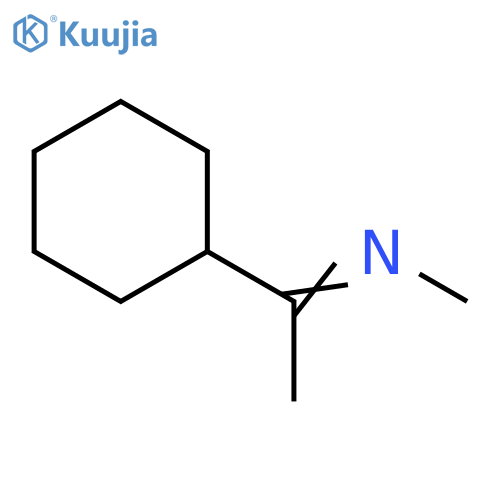 Methanamine, N-(1-cyclohexylethylidene)- structure