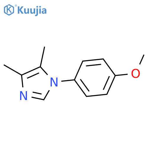 1-(4-methoxyphenyl)-4,5-dimethyl-1H-Imidazole structure