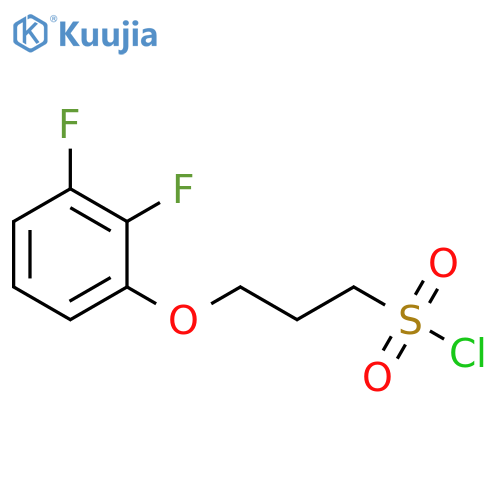 3-(2,3-difluorophenoxy)propane-1-sulfonyl chloride structure