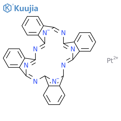 Platinum,[29H,31H-phthalocyaninato(2-)-kN29,kN30,kN31,kN32]-, (SP-4-1)- structure