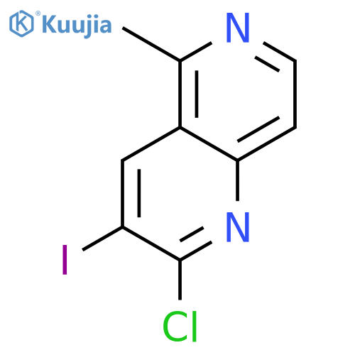 2-Chloro-3-iodo-5-methyl-1,6-naphthyridine structure